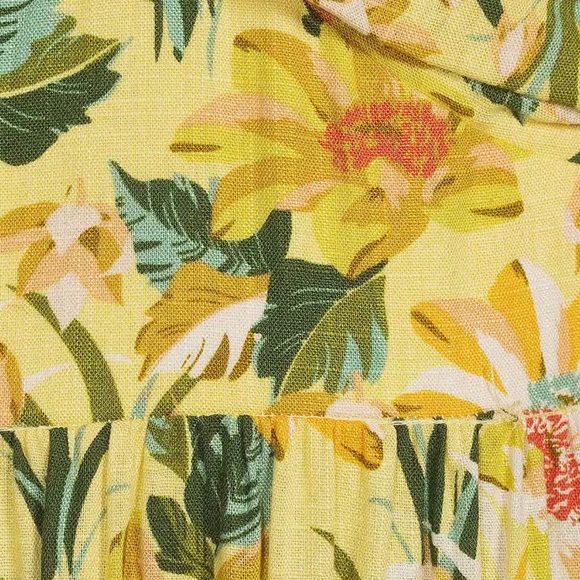 Maison Tara Floral Print Maxi Dress - Picture 5 of 6